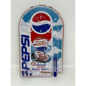 VTG Collectible Handheld Pepsi-Cola Soda Pinball Game Toy Plastic Cardboard